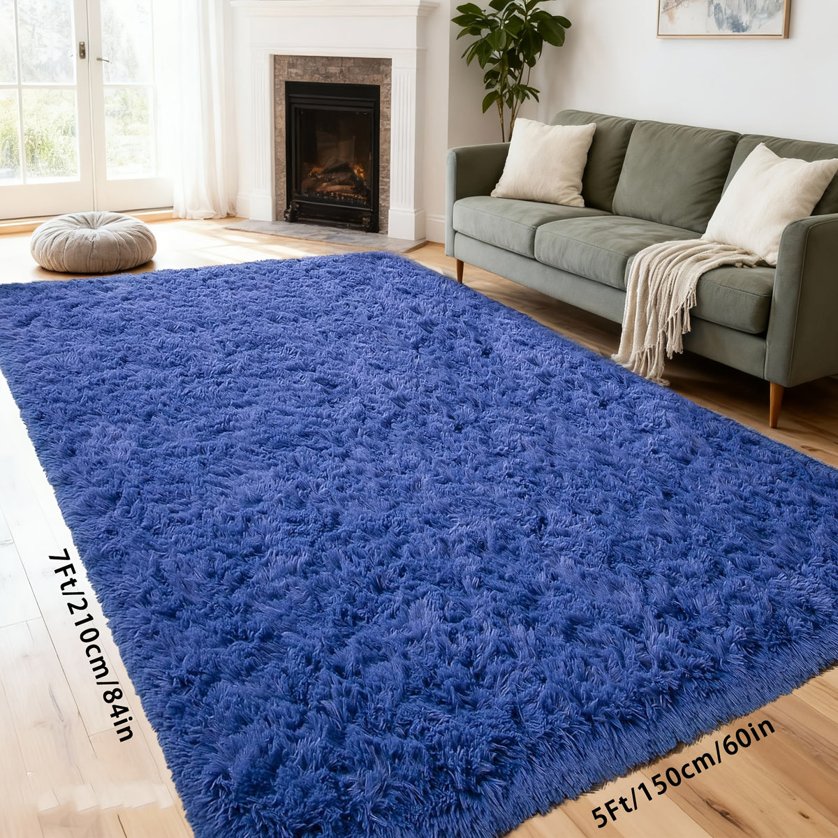 A Super Soft Thick Plush Carpet, Fluffy And Soft, Suitable for Bedroom Indoor Carpet, Non-Slip Soft Machine Washable Carpet,Ideal for Bedroom, Living Room,Study, Dorm,,Home Decor, Christmas Gift, Christmas Decor