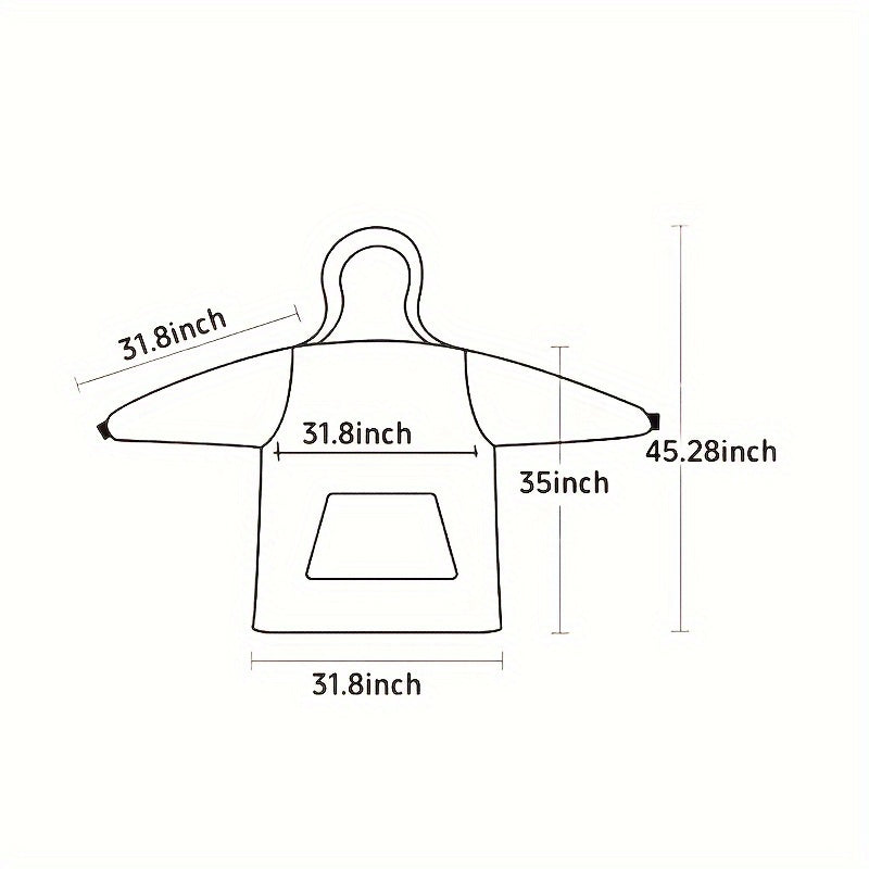 Plus-size Ultra-soft Reversible Wearable Hooded Blanket, Includes a Pair of Winter Socks, Comfortable Oversized Hooded Blanket with Kangaroo Pocket, Bedding, Winter Coat, Machine Washable, Christmas/Valentine's Day/New Year's Gift, Can Be Used as a
