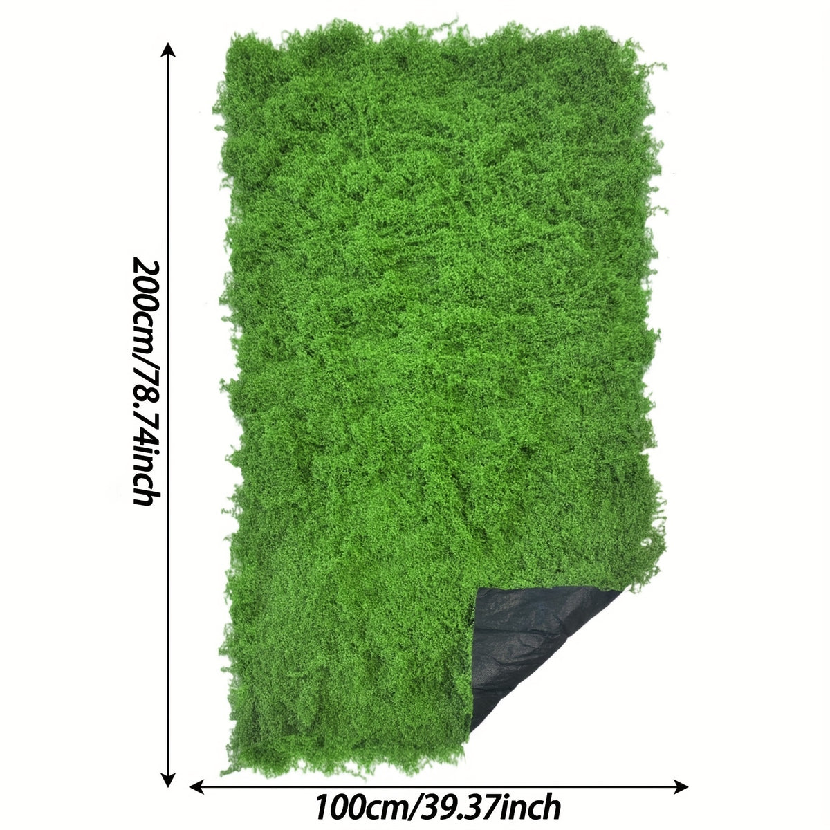39.37X78.74inch/19.69X39.37inch Artificial Moss Blanket, Artificial Moss, Home Decoration Moss Mat, Easy to Cut, Suitable for Garden, Party, Christmas, Decoration, Fish Tank Landscape, Etc
