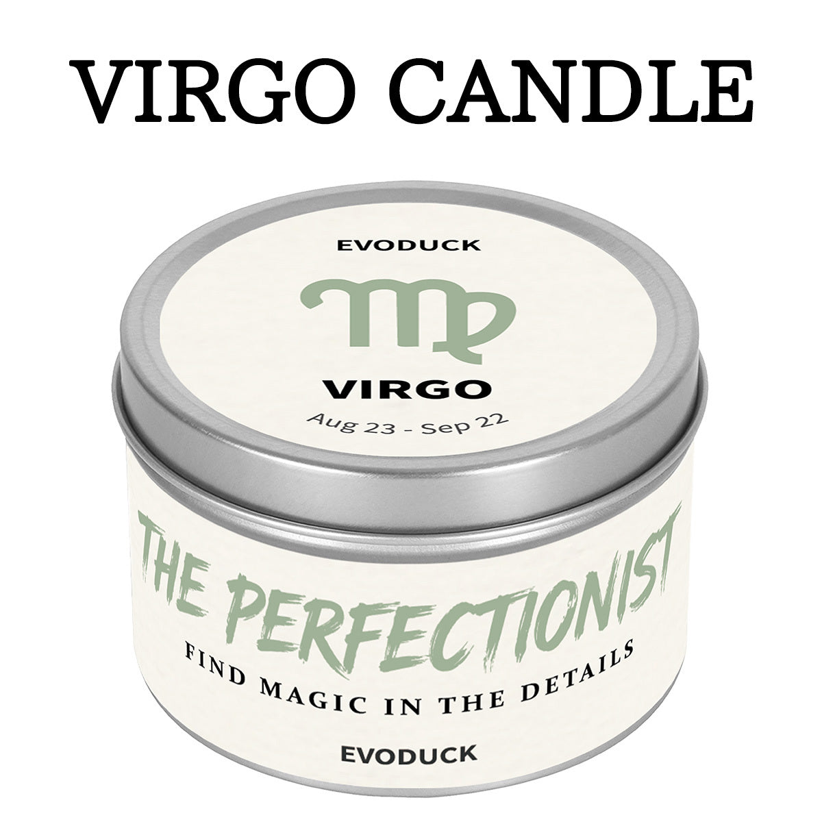 EVODUCK Scorpio Zodiac Candle with Hidden Pendant And Real Crystal Inside - Intense Scented Soy Wax for Late Night Reading Ambiance - Cool Valentine'S Day Birthday Present for Girlfriend Wife Women Lover - Spiritual Mystery Home Fragrance Gift