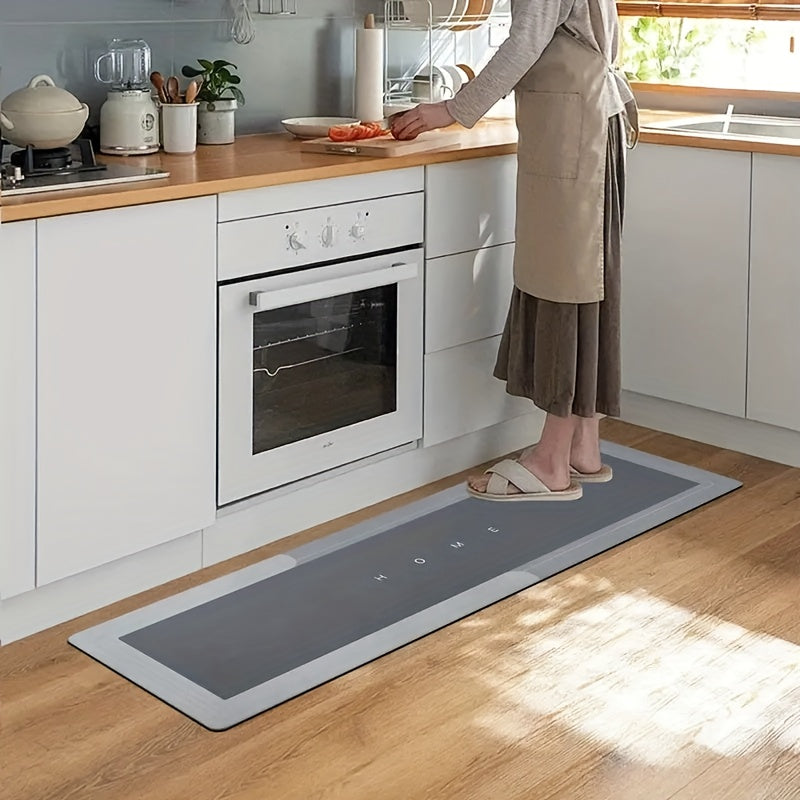 2pcs Premium Diatomaceous Earth Kitchen Floor Mats - Super Absorbent, Fast Drying, Non-Slip Rubber Backing, Polyester, Large Size Suitable for Bathroom And Living Room, Hotel, Commercial Cleaning Use, Ideal Choice