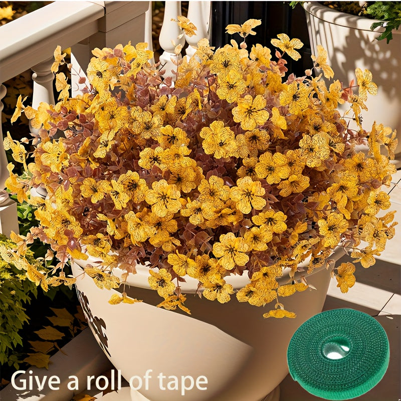 10pcs Fall Artificial Flowers Mixed Color Autumn Floral Stems for Home Decor Thanksgiving Table Centerpiece Vase Decoration