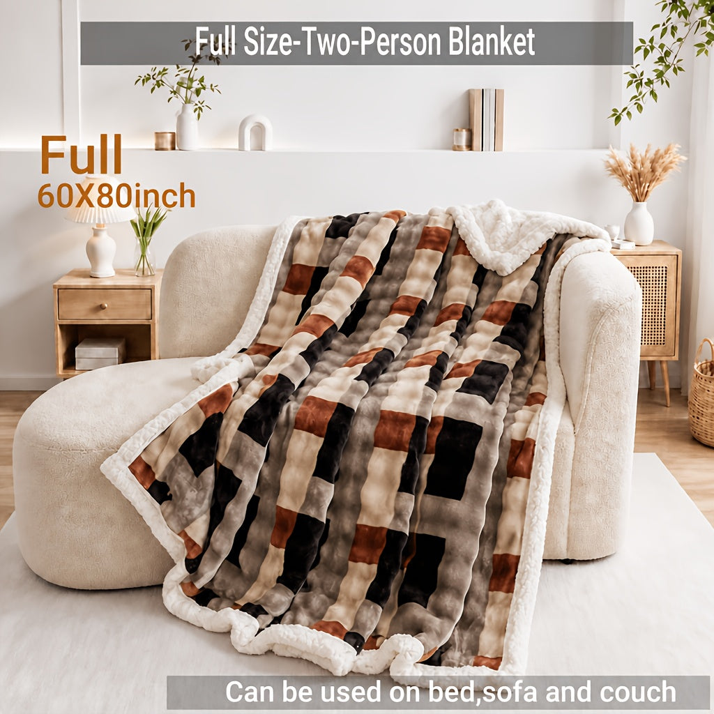 Heavyweight Bed Blanket, High Quality Luxury Fall Blankets, Machine Washable King Size Blanket, Gravity Blanket For Sofa Cover, Blanket For Sofa, Dormitory And Bedroom Cozy Bedding, Fall Room And Bedroom Decor, Halloween Gifts