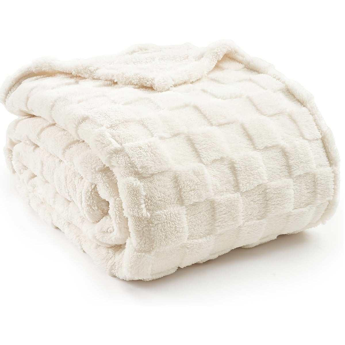GentleSoft Throw Blanket for Couch - Checkered Fleece Blankets Christmas Gifts for Women Men Girls, Cute Soft Cozy Throw for Bedroom Home Decor Gifts for Couch, Cute, Soft, Cozy, Throw for All Season, TIWN, FULL, QUEEN SIZE, Machine Washable.