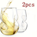 Cocktail Glasses with Sculpted Twist Design, 400ml Whiskey and Water Tumblers in Sets of 2, 4 or 6 for Home Bar and Dinner Party Serving
