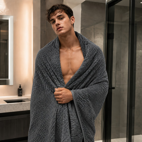 16-Piece Coral Velvet Bathroom Towel Set with Oversized Bath Towel, Two Bath Towels, Two Hand Towels and Eleven Square Cloths in Eleven Colors