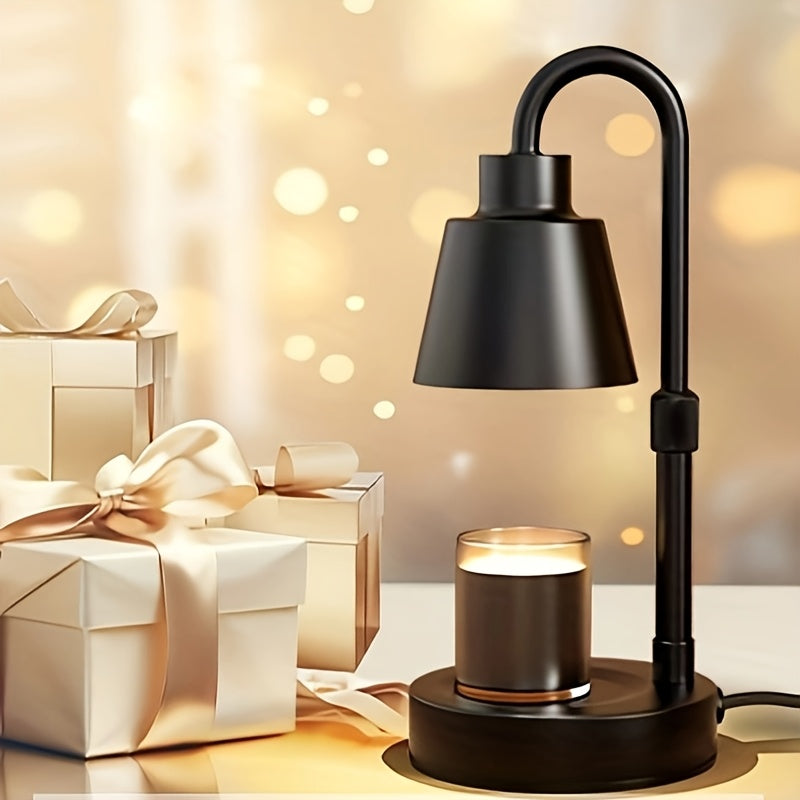 2025 New Adjustable Candle Warmer Lamp with Timer: Unique Metal Lamp for Warming Jar Candles And Wax Melts, Height Adjustable for Home And Bedroom Decor, Perfect As a Housewarming Gift Or Birthday Present for Moms (Bulbs Not Included)