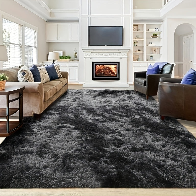 Extra Large Shaggy Rug Suitable for Living Room & Bedroom - Soft with PVC Backing, Machine Washable Anti-Slip Floor Mat, Modern Fluffy Floor Suitable for Christmas, for Decor, Use, Large Rectangular