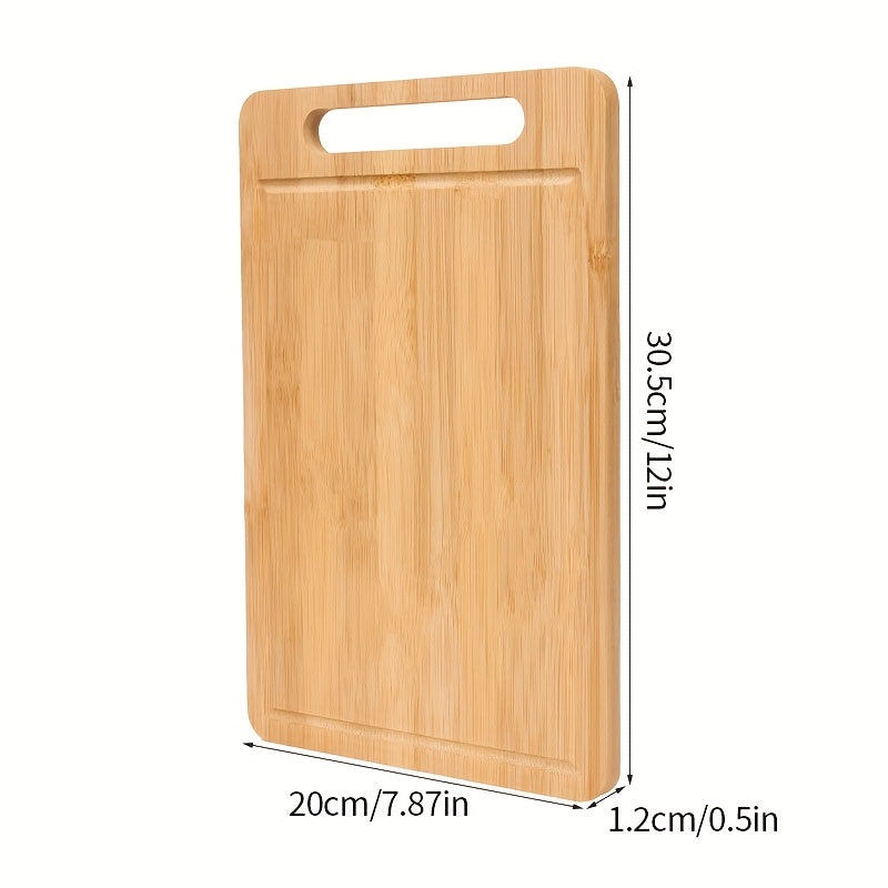 Double Sided Cutting Boards for Kitchen Prep, Bamboo Listing with Single, 3 Piece and Acacia Wood Options for Meat, Vegetables and Bread Cutting