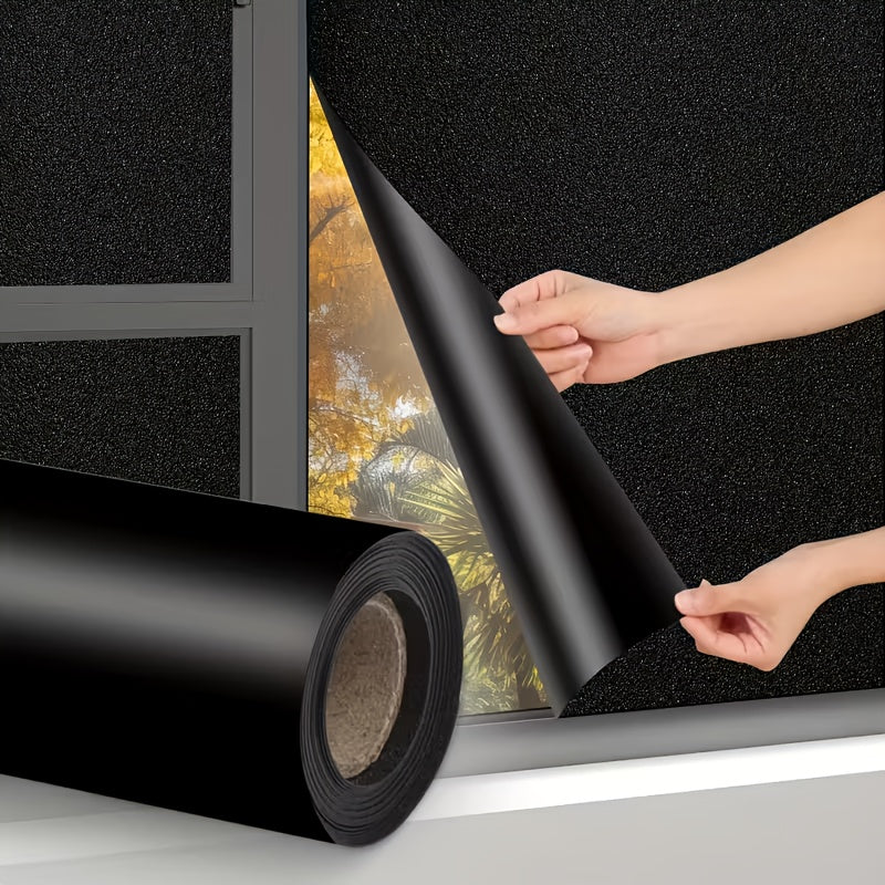 1 Roll Privacy Window Film, Frosted Glass Film, Protection, Heat Insulation, Anti-Glare, Static Cling, Removable Adhesive, Opaque Window Decoration, Suitable for Day And Night Protection, for Home, Office, Bathroom Window Stickers