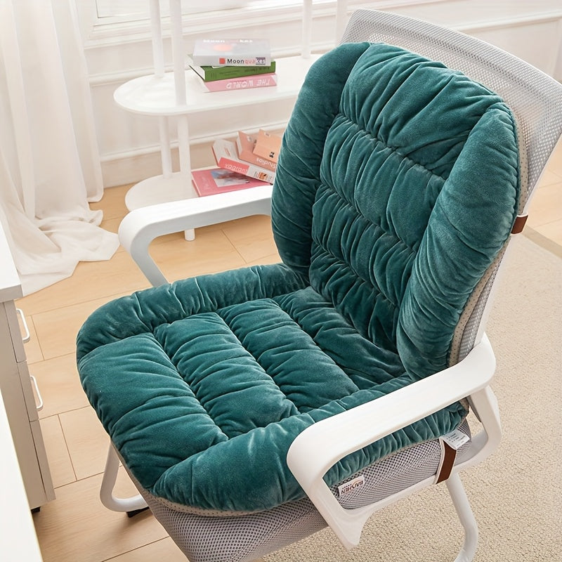 1pc, Thick And Comfortable Cushion, Office Chair Cushion, Lumbar Support And Backrest Cushion for Prolonged Sitting, Multiple Colors Available. Suitable for Daily Use In Offices, Homes, And Living Rooms, A Must-have for Home Decoration