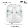 USB Cool Mist Humidifier, Quiet Desktop Air Care with 7-Color Night Light and Visible Water Level for Bedroom, Home Office and Bedside Use