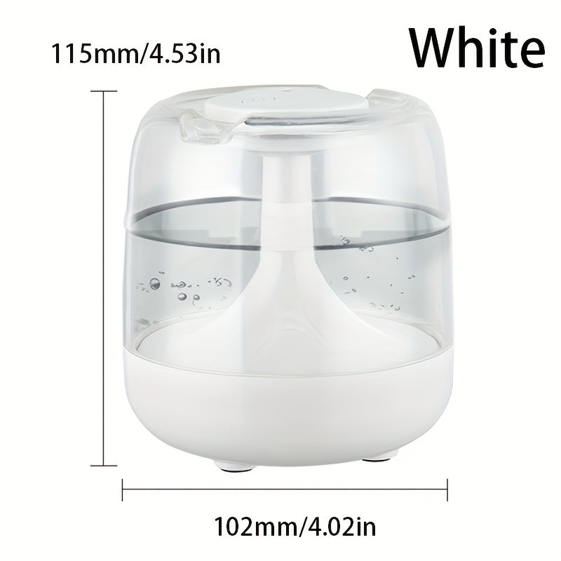 Quiet USB-Powered Humidifier Suitable for Home with 7-Color Night, Operation, Low Noise (26dB), Visible Water Level Indicator & 24 Runtime - ABS Cool Mist Diffuser for Bedroom,, Office, Perfect Gift for &