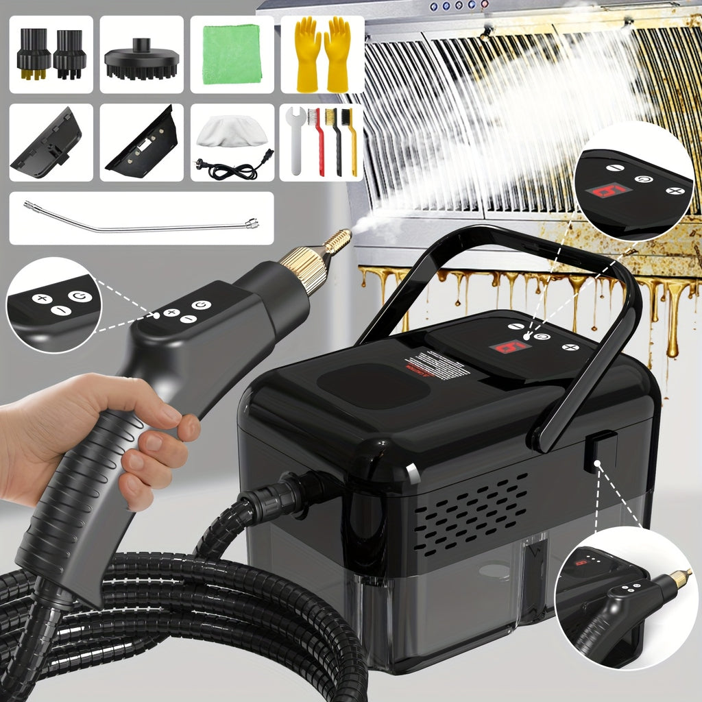 High-pressure Steam Cleaner, Handheld Steam Cleaner for Household Use, Suitable for Kitchen Grease, Sofas, Small Air Conditioners, and Washing Machines
