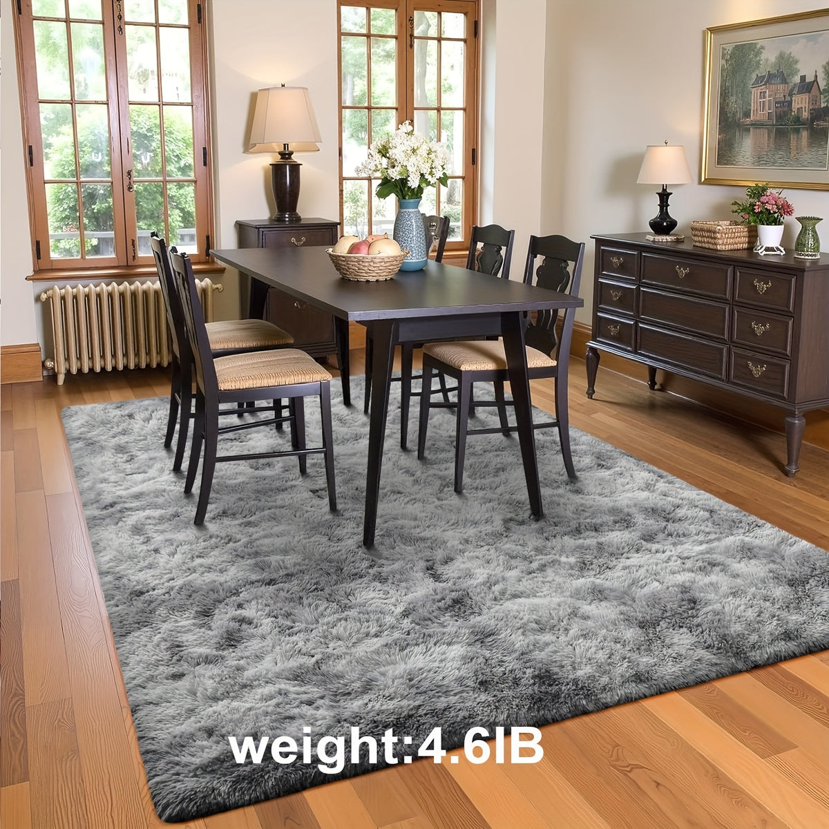 1pc Modern Style Solid Color Tie-dyed Area Rug Mat, Soundproof, Non-slip, Washable Soft And Lightweight, Suitable For Living Room, Bedroom, Can Be Used As A Graduation Season Valentine'S Day New Year Christmas Gift, Home Decoration Room Decoration.