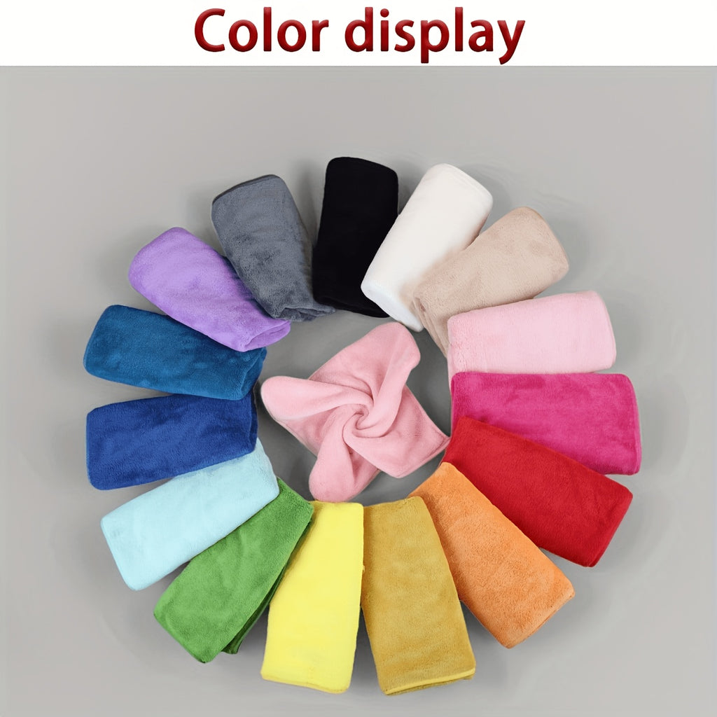 18pcs Coral Velvet Towel Bath Towel Set, 4 Bath Towels, 4 Towels, 10 Square Towels, Suitable for Hotel, Home, Travel, Spa