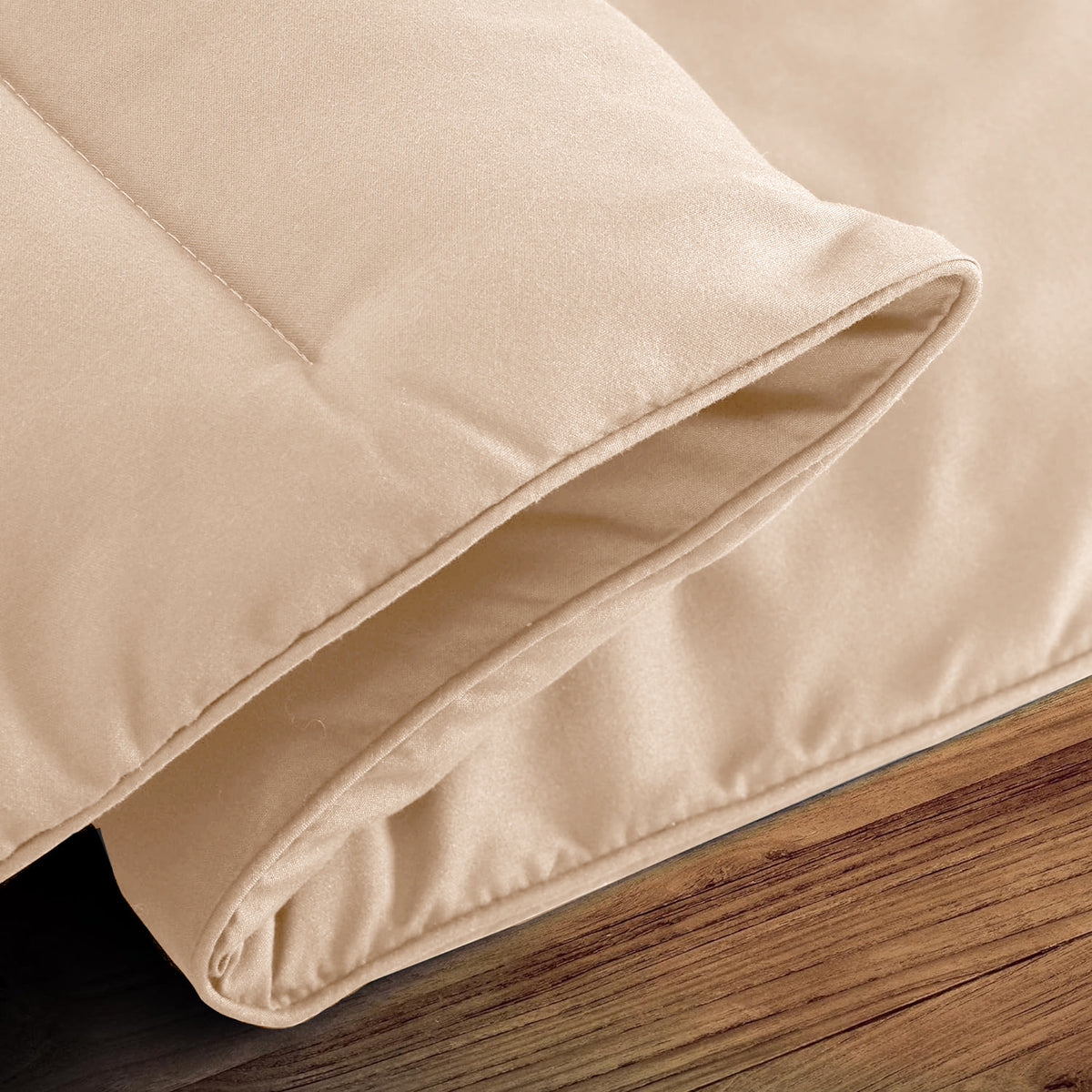 Lux Decor Comforter - All Season Quilt Comforter For Summer Sleeping With Corner Tabs - Soft, Breathable Versatile Bedding & Bedroom Decor - Luxurious Box Stitching