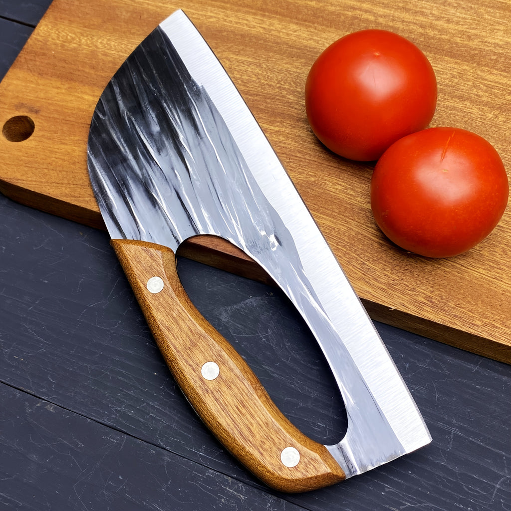 An Innovative Ergonomic Kitchen Knife Designed for Easy Cutting, Perfect for Cutting Meat, Vegetables, And Fruits, Providing an Excellent User Experience. This Is Definitely a Perfect Surprise Gift.