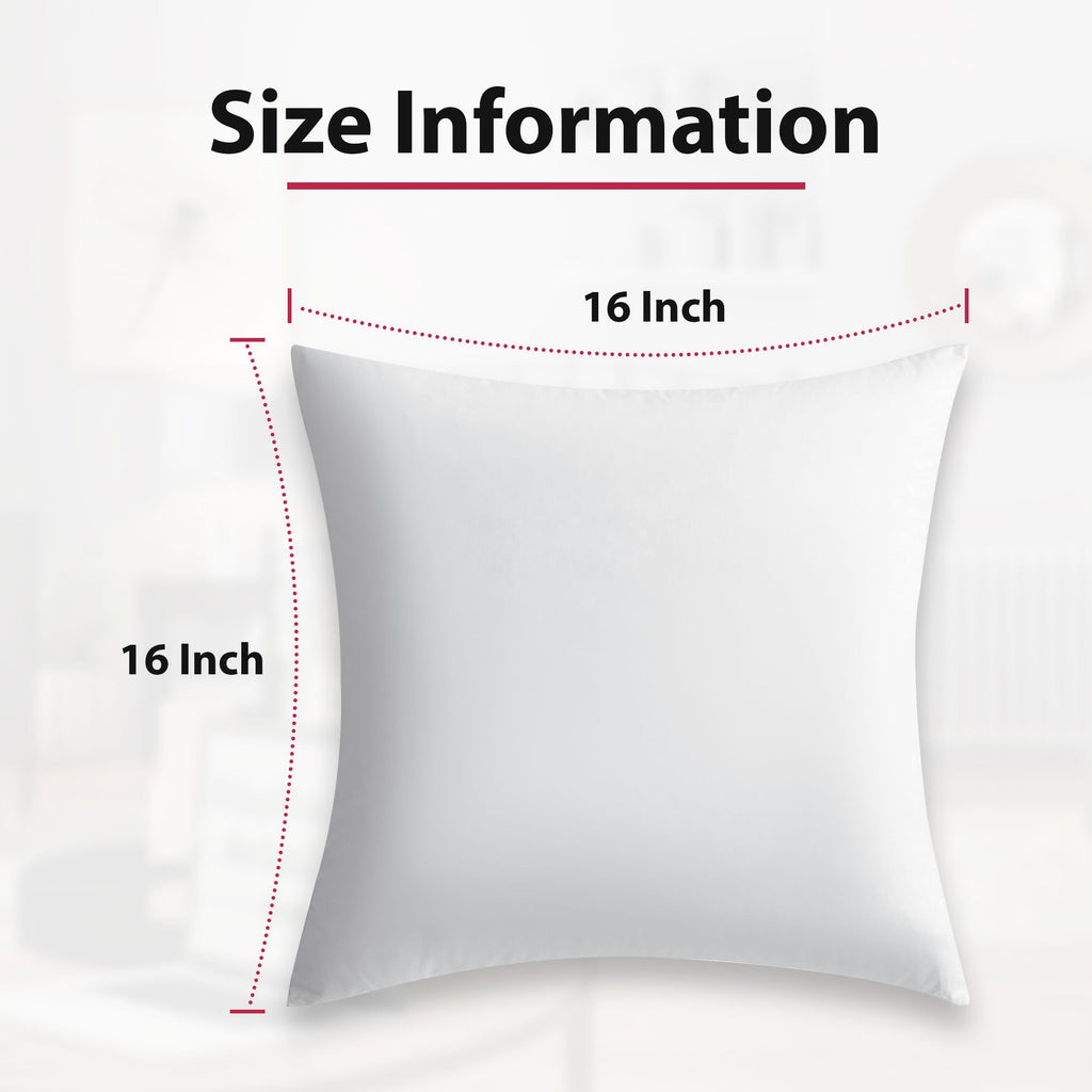 Lux Decor 4/8 Pack Throw Pillows - Down Alternative Pillow Inserts For Decoration - Throw White Pillows For Bed & Couch, Luxury Soft Fluffy Pillows For Living Room, Hypoallergenic Filled Square Cushion Throw Pillow, Washable & Cozy Bedroom Accessories