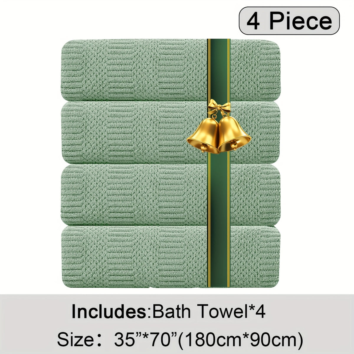 Oversized Bath Towels Set, Extra Large Towel Microfiber Soft XL Bath Sheet Super Absorbent Bathroom Towels Set Quick Dry Plus Size Shower Towels for Family Hotel, Wash Cloths