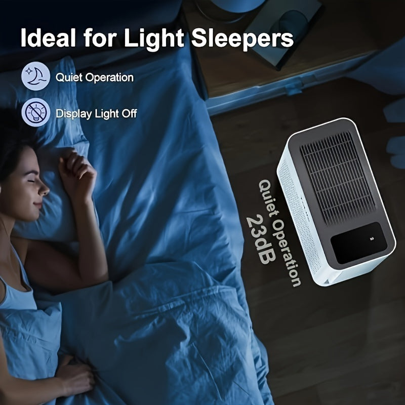 Air Purifier, Home Large Space Air Purifier Up to 1095 Square Feet, PM 2.5 Display Air Quality Sensor, Automatic Mode, Timer, HEPA Air Purifier to Improve Indoor Air Quality, Suitable for Home, Office And Family Room, Gift for Father's Day