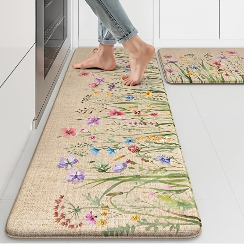 Anti Fatigue Kitchen Mats For Floor, Cushioned Anti Fatigue Foam Kitchen Rugs, Non Slip Washable Comfort Standing Mat For Office Sink Laundry, Halloween Home Decor, Halloween Decorations, Kitchen Decor And Accessories