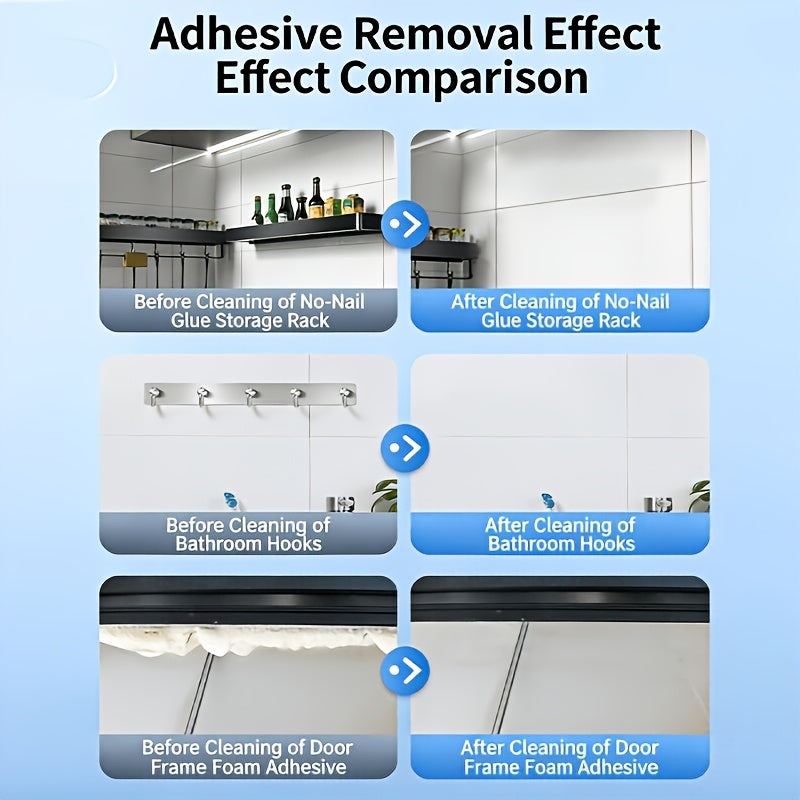 Professional Adhesive Dissolving Spray - A Safe Remover for Removing Sticky Residues, Which Can Quickly Remove Labels, Car Stickers, Masking Tape, Glue And Decals. It Can Also Remove The Glue Labels And Sticker Residues On The Surface Of The Paint