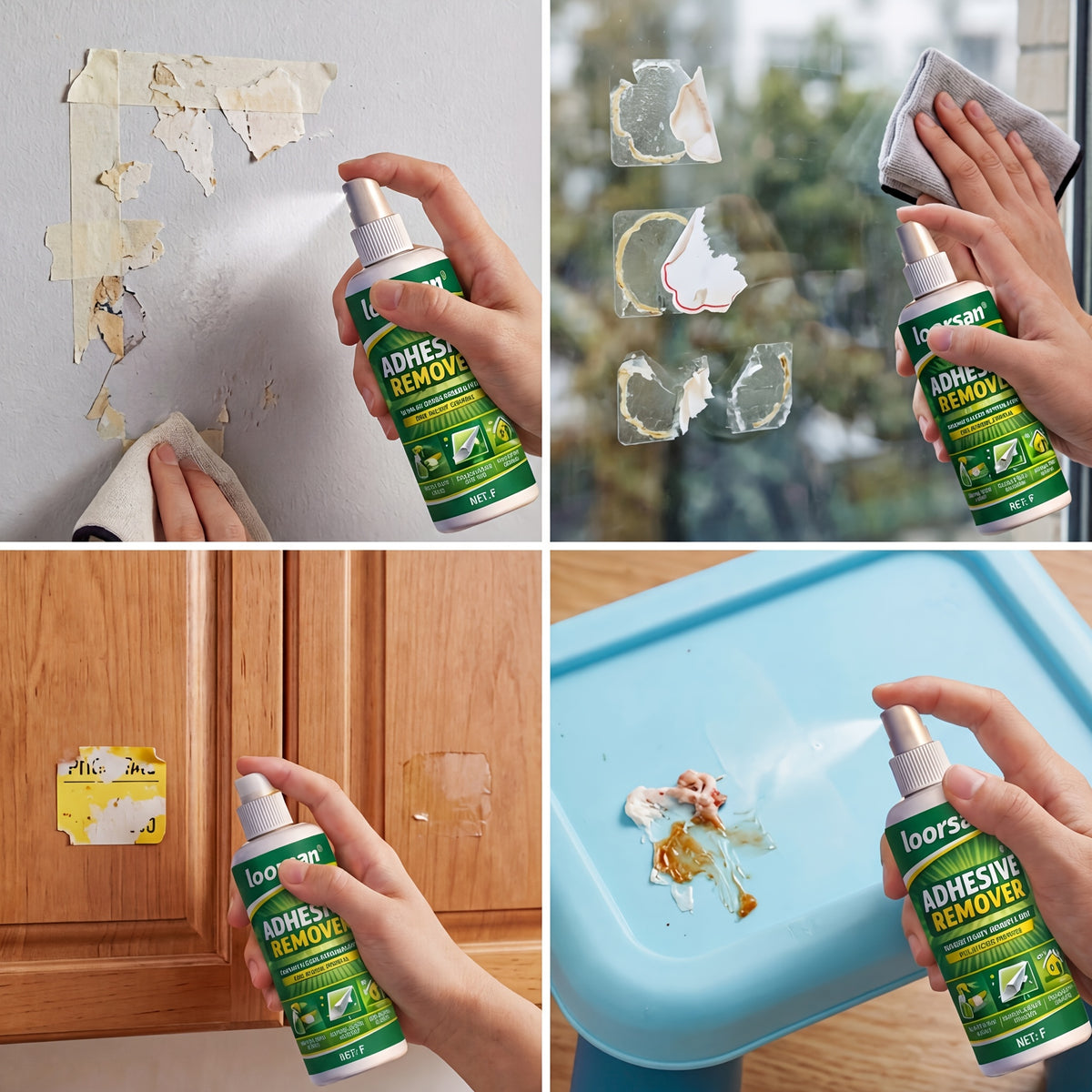 Professional Adhesive Dissolving Spray - A Safe Remover for Removing Sticky Residues, Which Can Quickly Remove Labels, Car Stickers, Masking Tape, Glue And Decals. It Can Also Remove The Glue Labels And Sticker Residues On The Surface Of The Paint