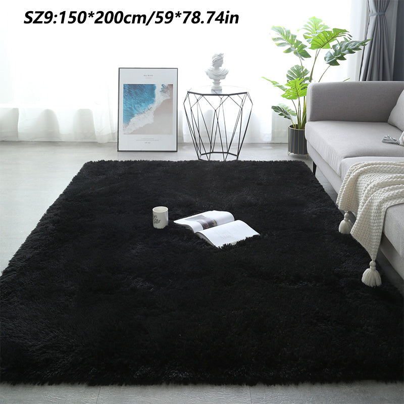 A Luxurious Square Tie-Dye Rug Made from Upgraded Soft Plush Fabric, Available in Various Colors. It Features a Non-Slip Backing, Is Absorbent And Durable, And Can Be Machine Washed, Making It Perfect for Living Rooms, Offices, Bedrooms, Home Decor