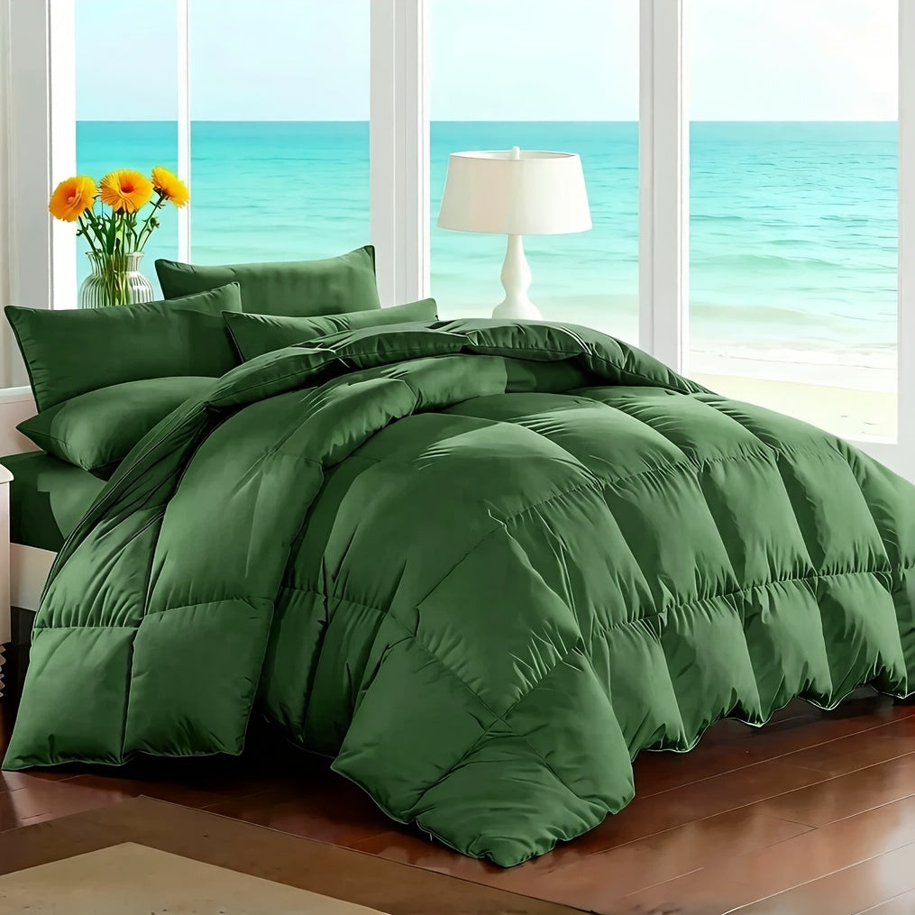 Cosybay 7 Piece Luxurious Comforter Set Queen/King/Full Size, Bed In A Bag Bedding Includes 1 Comforter, 1 Bed Sheet, 1 Fitted Sheet, 2 Pillowcases, 2 Pillow Shams, Soft Complete Bedding for Home Hotel, Perfect for Halloween Holiday, Birthday